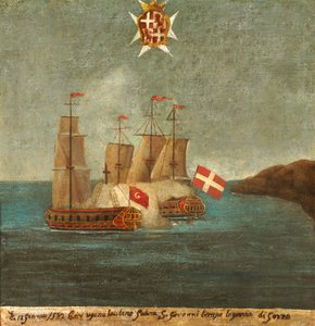 Battaglia navale, 1582, Gozo da Maltese School