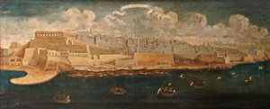 Veduta della Città di Malta da Est, 1680