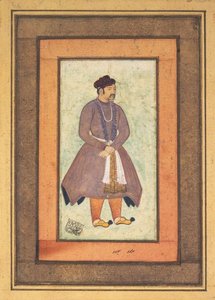 Ritratto di Akbar il Grande, Imperatore Mughal da Manohar