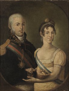 Ritratto di Giovanni VI del Portogallo e Carlota Joaquina di Spagna
