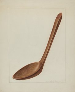 Spatola di legno, c. 1938