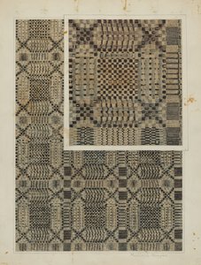 Coperta tessuta da Manuel G. Runyan