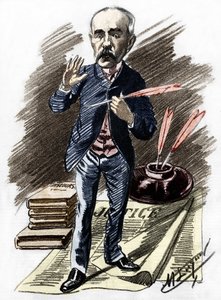 Georges Clemenceau (1841-1929), politico francese. da Manuel Luque