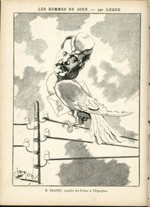 Illustrazione di Manuel Luque in La Caricature (1880) da Manuel Luque