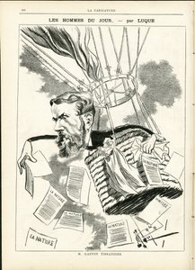 Illustrazione di Manuel Luque (1854-1919) in La Caricature (1880) da Manuel Luque