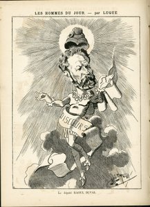 Illustrazione di Manuel Luque (1854-1919) in La Caricature (1880) da Manuel Luque