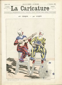 Illustrazione di Manuel Luque per la Copertina di La Caricature (1880) da Manuel Luque