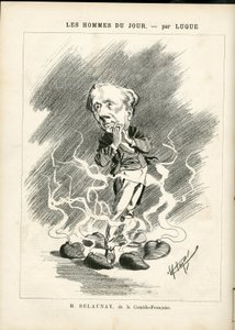Illustrazione di Manuel Luque (1854-1919) per la Copertina di La Caricature (1880) da Manuel Luque