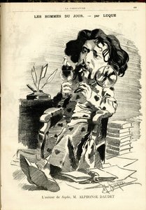 Illustrazione di Manuel Luque per la Copertina di La Caricature (1880)