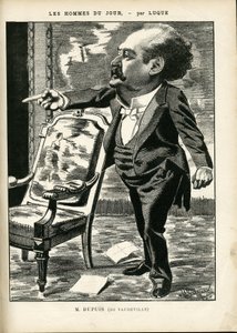 Illustrazione di Manuel Luque in La Caricature (1880) da Manuel Luque