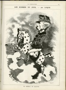 Illustrazione di Manuel Luque in La Caricature (1880) da Manuel Luque