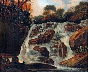 Grande cascata di Tijuca da Manuel de Araújo Porto Alegre