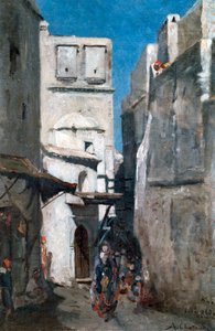 Strada ad Algeri, c1864-1892 da Marc Alfred Chataud