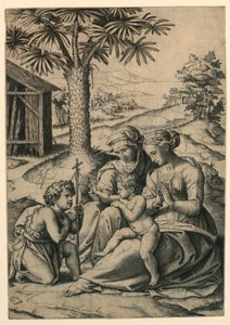 Madonna della palma da Marc Antonio Raimondi