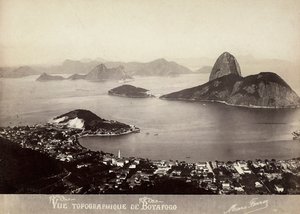 Vista di Botafogo, Brasile da Marc Ferrez