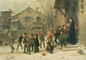 Dopo la lezione, 1859 da Marc Louis Benjamin Vautier