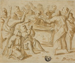 Assunzione della Vergine: metà inferiore da Marcantonio Bassetti