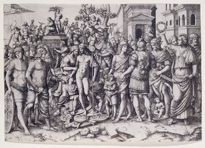 Un trionfo da Marcantonio Raimondi
