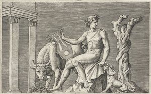 Apollo sorveglia il gregge di Admeto