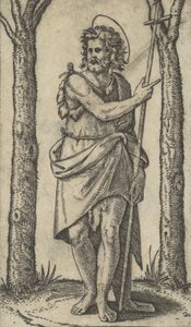 San Giovanni Battista con un bastone, dalla serie 