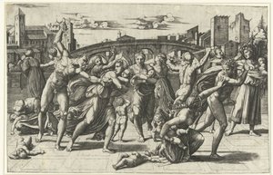 Massacro degli Innocenti da Marcantonio Raimondi