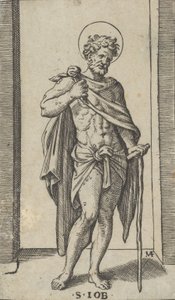 San Giobbe, con un mantello, dalla serie 