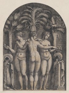 Speculum Romanae Magnificentiae: Le tre Grazie da Marcantonio Raimondi
