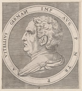 Speculum Romanae Magnificentiae: Vitellio, dai Dodici Cesari da Marcantonio Raimondi