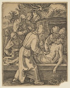 La Deposizione, dalla Piccola Passione (copia) da Marcantonio Raimondi