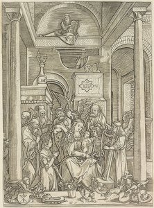 Glorificazione di Maria da Marcantonio Raimondi