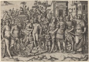 Trionfo da Marcantonio Raimondi, after Jacopo Ripanda