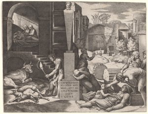Il Morbetto da Marcantonio Raimondi after Raphael