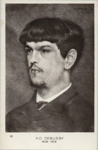 Claude Debussy, compositore francese (1862-1918)