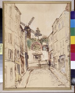 Le Moulin de la Galette: vista del famoso cabaret di Montmartre