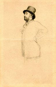 Edgar Degas con cappello