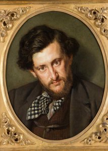 Ritratto di Georges Lafenestre 1837-1919, 1865 da Marcellin Gilbert Desboutin