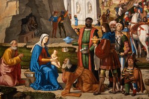 Adorazione dei Magi (dettaglio) da Marcello Fogolino