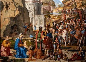 Adorazione dei Magi (dettaglio)