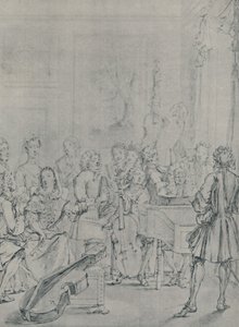 Un concerto in casa di un nobile, 1736, 1920 da Marcellus Laroon the Younger