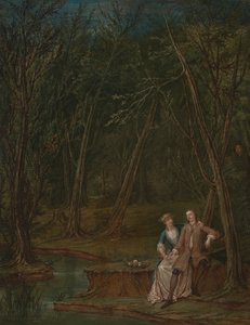 Amanti in una radura