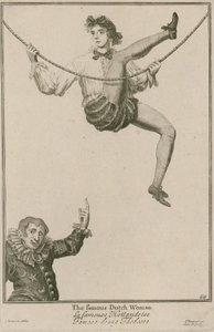 Fiera di Bartholomew, Londra: La famosa donna olandese, 1687