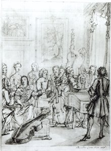 Concerto a Montague House, 1736 da Marcellus the Younger Laroon