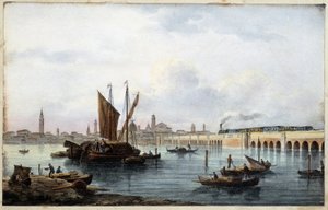 Il ponte sulla laguna in 
