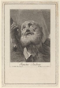 Sanctus Andreas da Marco Alvise Pitteri after Giovanni Battista Piazzetta