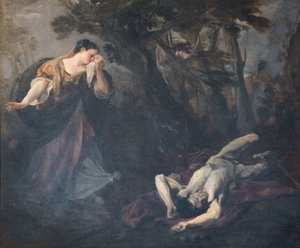 Santa Margherita da Cortona trova il corpo del suo amante