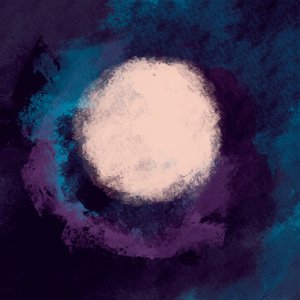 Luna piena, 2024 (pittura digitale)