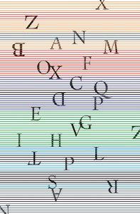 Lettere a Caos, 2014 (tecnica mista) da Marco Campedelli