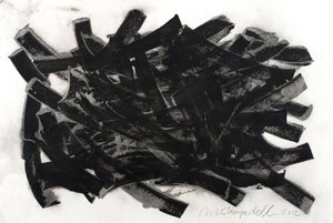Saltus, 2012 (inchiostro su carta) da Marco Campedelli