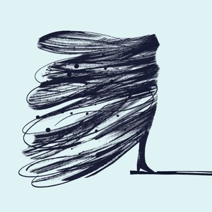 La ragazza farfalla, 2014 (inchiostro su carta) da Marco Campedelli