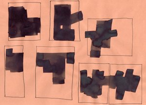 Senza titolo, 2014 (grafite e inchiostro su carta) da Marco Campedelli